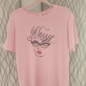 Pink Graphic Short Sleeve Tee